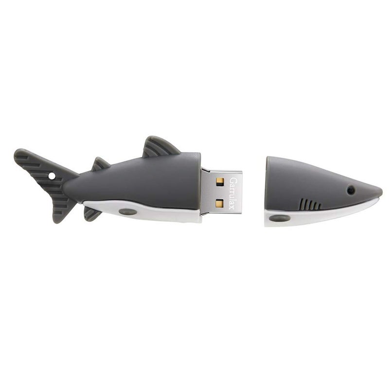 GARRULAX USB Flash Drive, 8GB / 16GB / 32GB USB 2.0 Cute Shape USB Memory Stick Date Storage Pendrive Thumb Drives for Kids Children Collegue Student (32GB, Shark) - Image 2